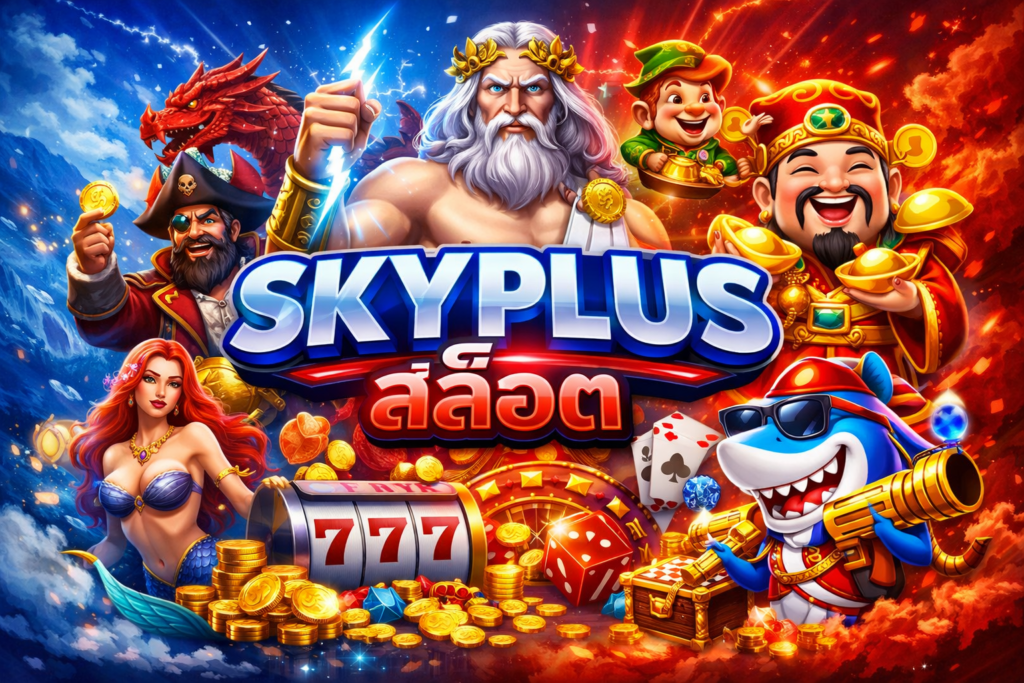 SKYPLUSสล็อต เว็บตรงมาแรง แตกง่าย ระบบลื่น เล่นได้ทุกที่